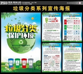 垃圾分类展板