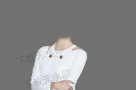 女性半身证件照