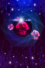 抽象炫酷立体网咖酒吧KTV背景