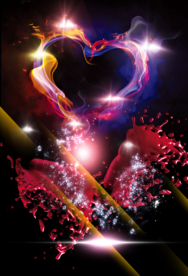 抽象炫酷立体网咖酒吧KTV背景