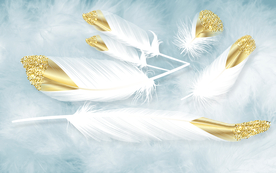 金色羽毛