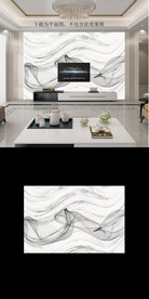 大理石电视背景墙