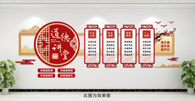 道德讲堂文化墙