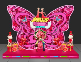 七夕美陈 七夕门头