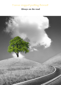 北欧黑白森林风景