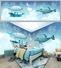 儿童房全屋壁画