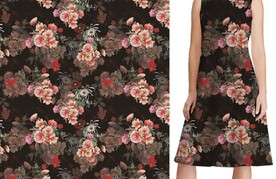 大牌 手绘花 图案 大花