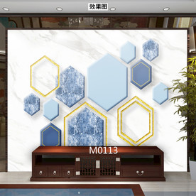 几何五边形 轻奢