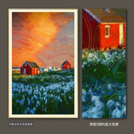 风景装饰画油画