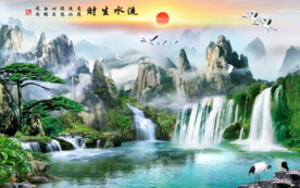 山水画 水墨山水画 意境山水画