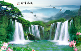 山水画 水墨山水画 意境山水画