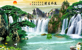 山水画 水墨山水画 意境山水画