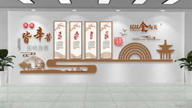 大气食堂文化墙