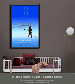 新中式山水画意境山水画油画风景