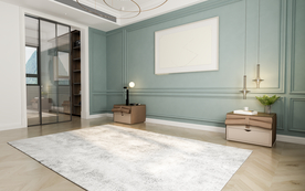 极简现代卧室靠床背景墙