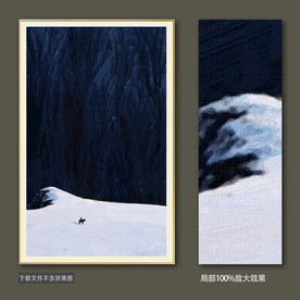 抽象简约装饰画油画