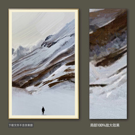 简约抽象装饰画油画