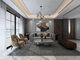 客厅高清效果图