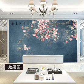 喜色满园 桃花朵朵