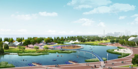 城市公园景观设计效果图