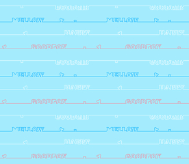 精美字母线条几何乱花