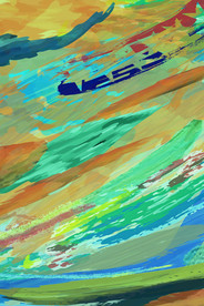 现代简约长方形色块装饰画