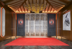 现代客厅沙发背景墙