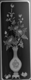 花瓶灰度图