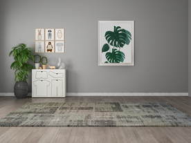 北欧简约客厅沙发背景墙