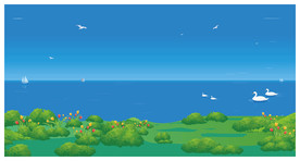 山水墨画意境山水禅境油画风景画