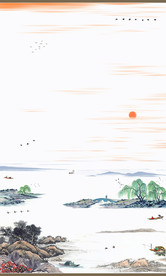 山水墨画山水意境山水禅境山水画