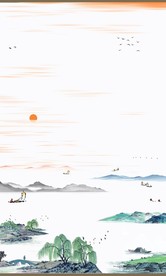 山水墨画山水意境山水禅境山水画