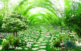 大自然森林风景装饰画