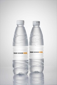 带水珠的矿泉水瓶样机