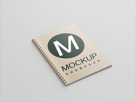 线圈记事本杂志样机