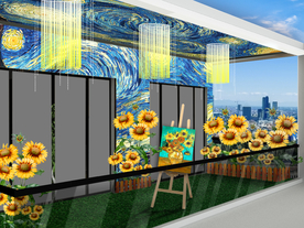 阳台 包装 向日葵