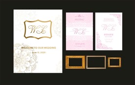 婚礼迎宾牌