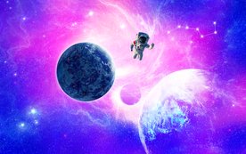 唯美浩瀚宇宙星空吊顶