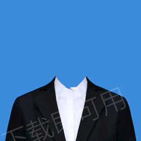 女性半身西装模板