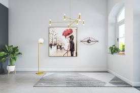 北欧背景墙 客厅沙发摄影墙