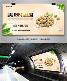 桂圆海报展板单页展架挂画灯箱