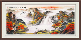 源远流长山水画