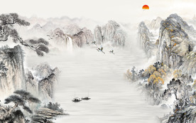 新上架意境新山水画 TIF分层