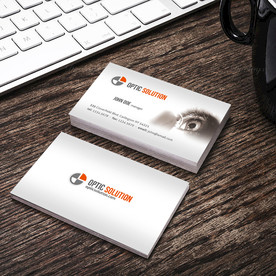 简约通用名片双面PSD展开图图