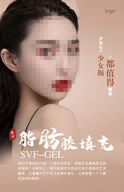 脂肪填充海报上墙