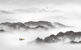 水墨山水画