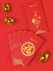 原创3D红包样机