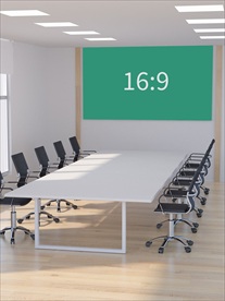 办公场景投影仪幕布UI样机