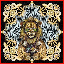 大牌人物线条花