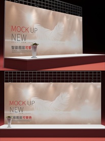 原创3D演讲台样机